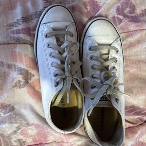 Converse Off-White Canvas Sneakers